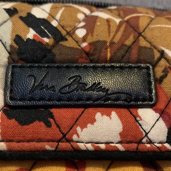 Vera Bradley Yellow and Purple Quilted Wallet - Picture 2 of 7